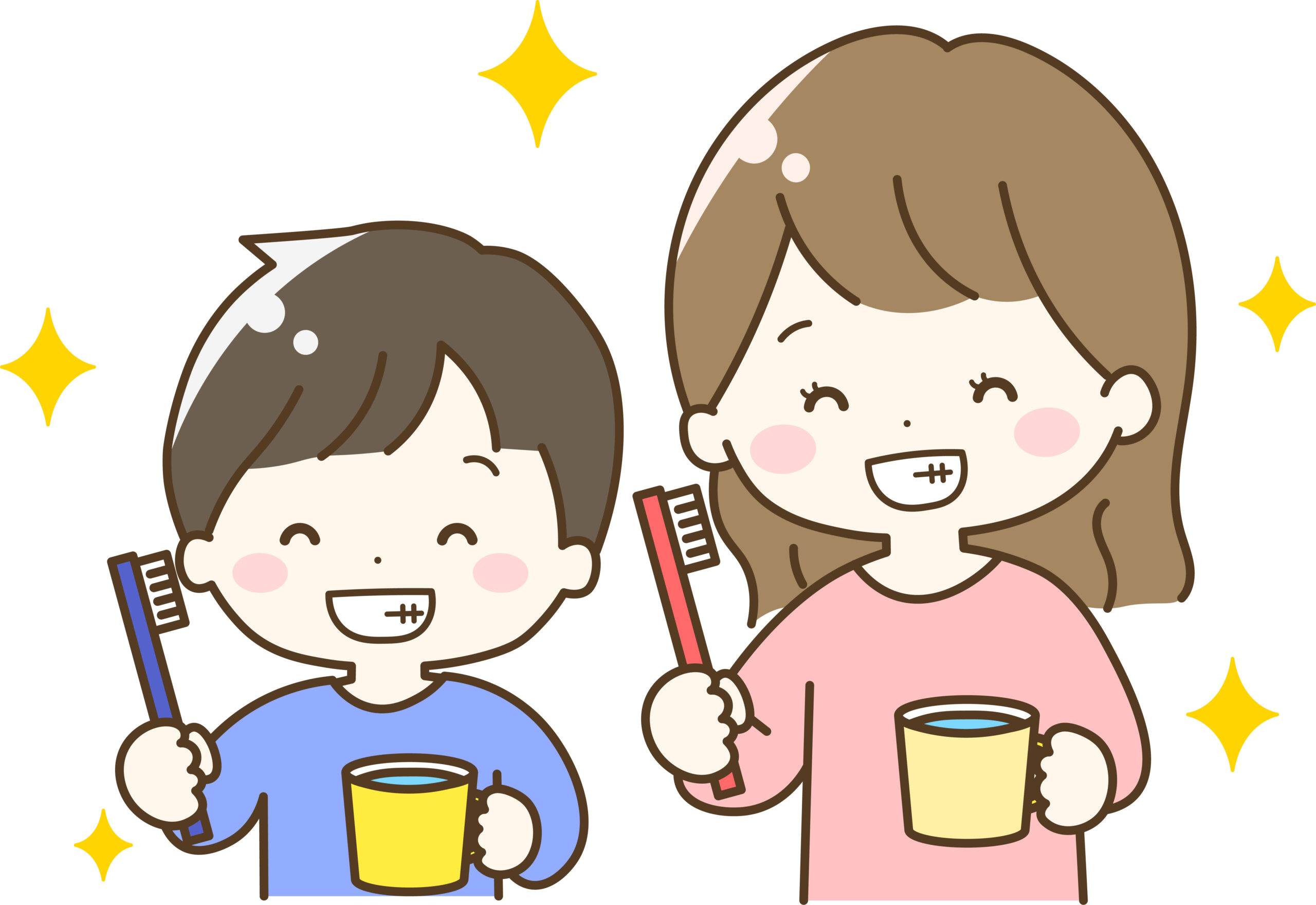 歯磨きの順番について 画像